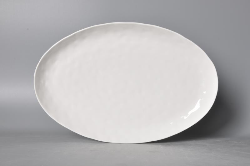 CRYSPO TRIO Πιατέλα Οβάλ Πορσελάνης 50,5x33,5εκ. Magna CRYSPO TRIO 37.150.06 (Υλικό: Πορσελάνη, Χρώμα: Λευκό) - CRYSPO TRIO - 37.150.06